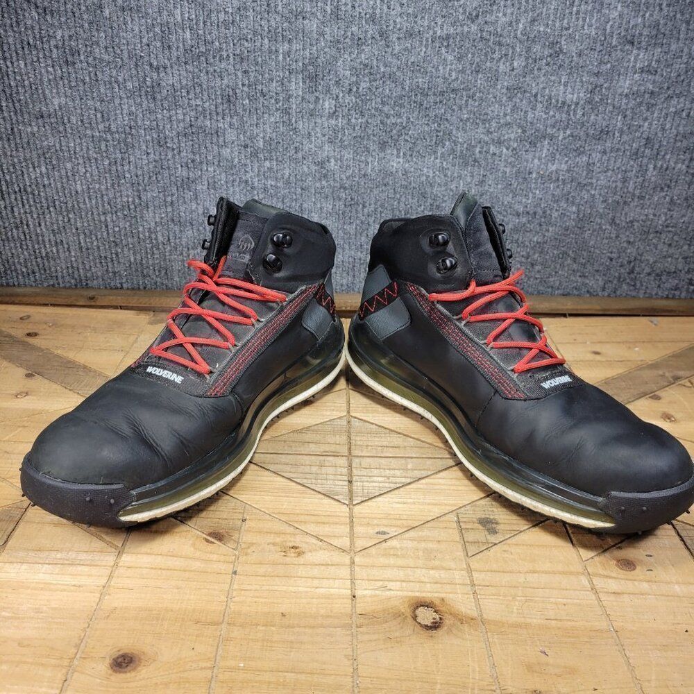 Wolverine‎ Conquer Ultraspring Hiking Boots Men's Mid Black Waterproof - US 13M - Picture 5 of 11